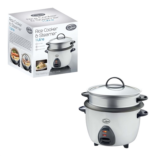 Quest 1 Litre Rice Cooker & Steamer Electrical World