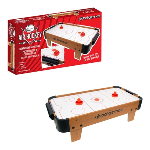 Global Gizmos Deluxe Table Top Air Hockey Game 70.8x37x21cm