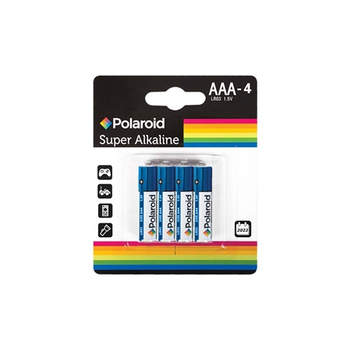 Polaroid 4pk AAA Alkaline Battery Electrical World