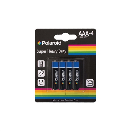 Polaroid 4pk AAA Heavy Duty Battery Electrical World