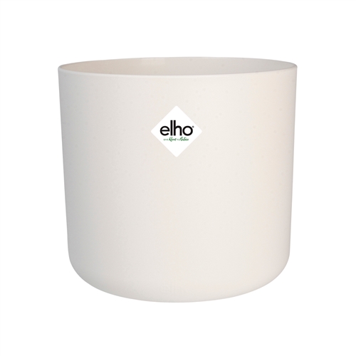 Elho B.for 14cm Soft Round Plastic Indoor Plant Pot White Electrical