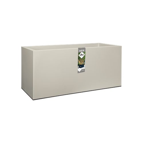 Elho Vivo 90cm Long Plastic Indoor & Outdoor Planter with Wheels Matt