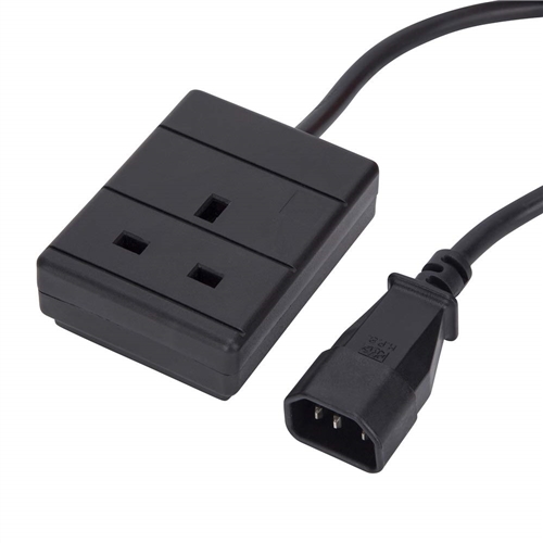 Pro Power IEC C14 Plug to 10A UK Socket Power Lead, 3m Electrical World