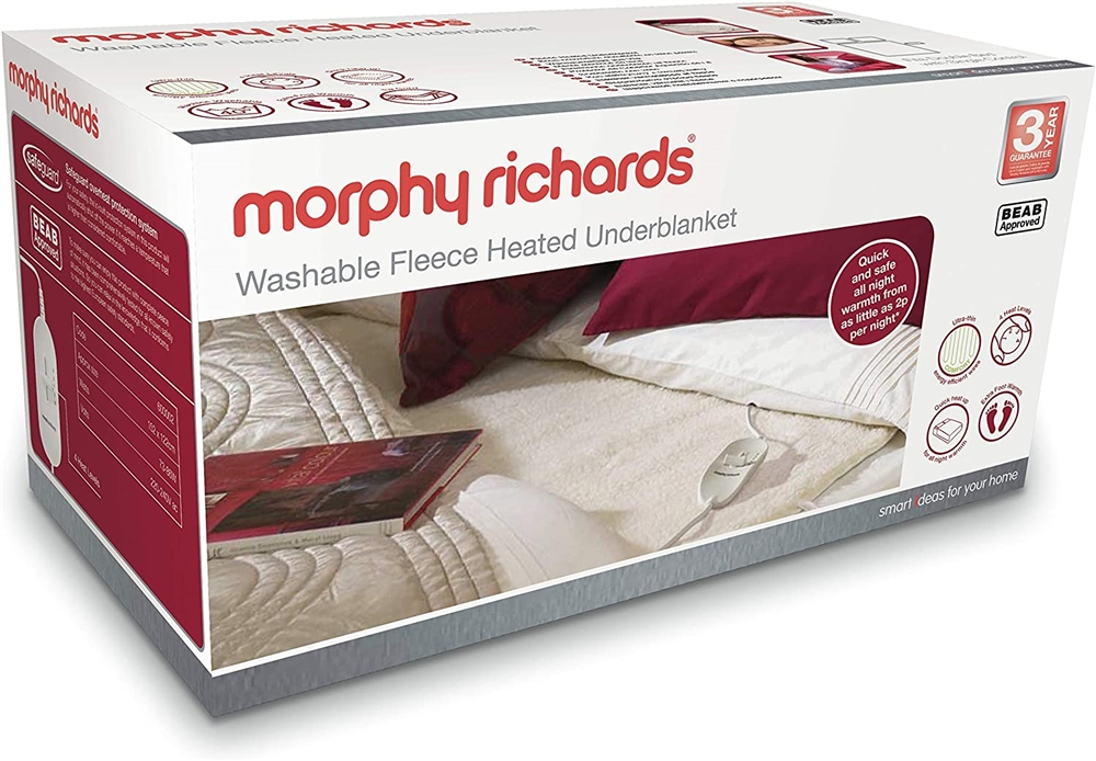 Morphy Richards Double Fleece Heated Under Blanket Electrical World