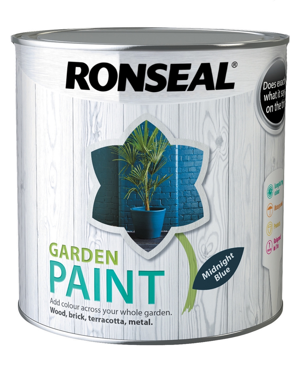 Ronseal Garden Paint Midnight Blue 2.5L Electrical World