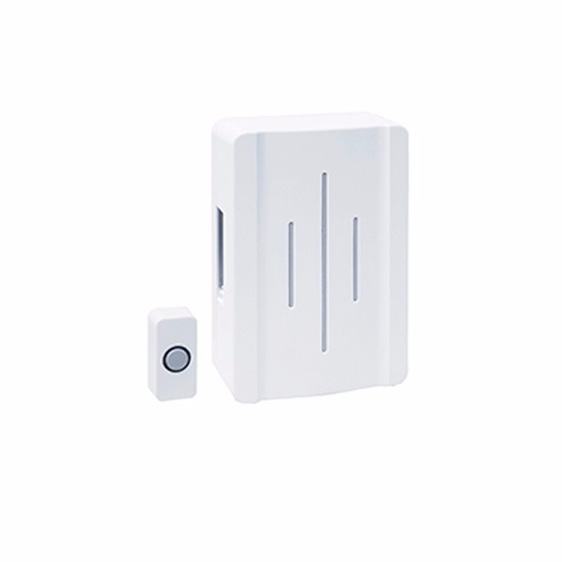 Greenbrook Hard Wired Ding Dong Door Bell Chime & Push Kit White