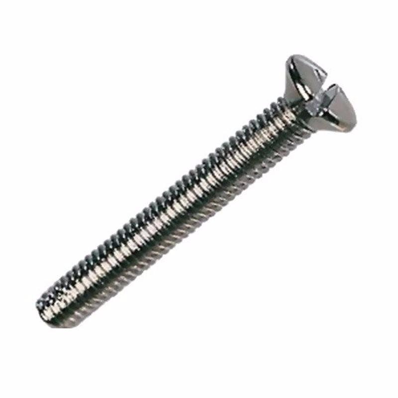 Zexum M3.5 X 50mm Nickel Plated Electrical Plug Socket Screws