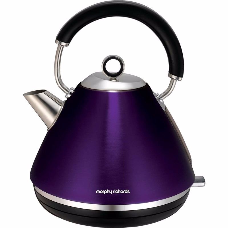 Morphy Richards Plum Accents 1.5 Litre Pyramid Kettle Electrical World