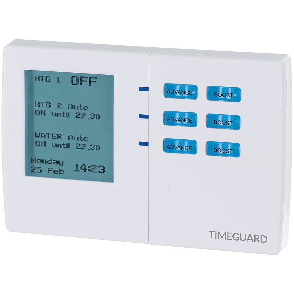 Timeguard 7 Day Digital Heating Programmer Timer 3 Channel Electrical World