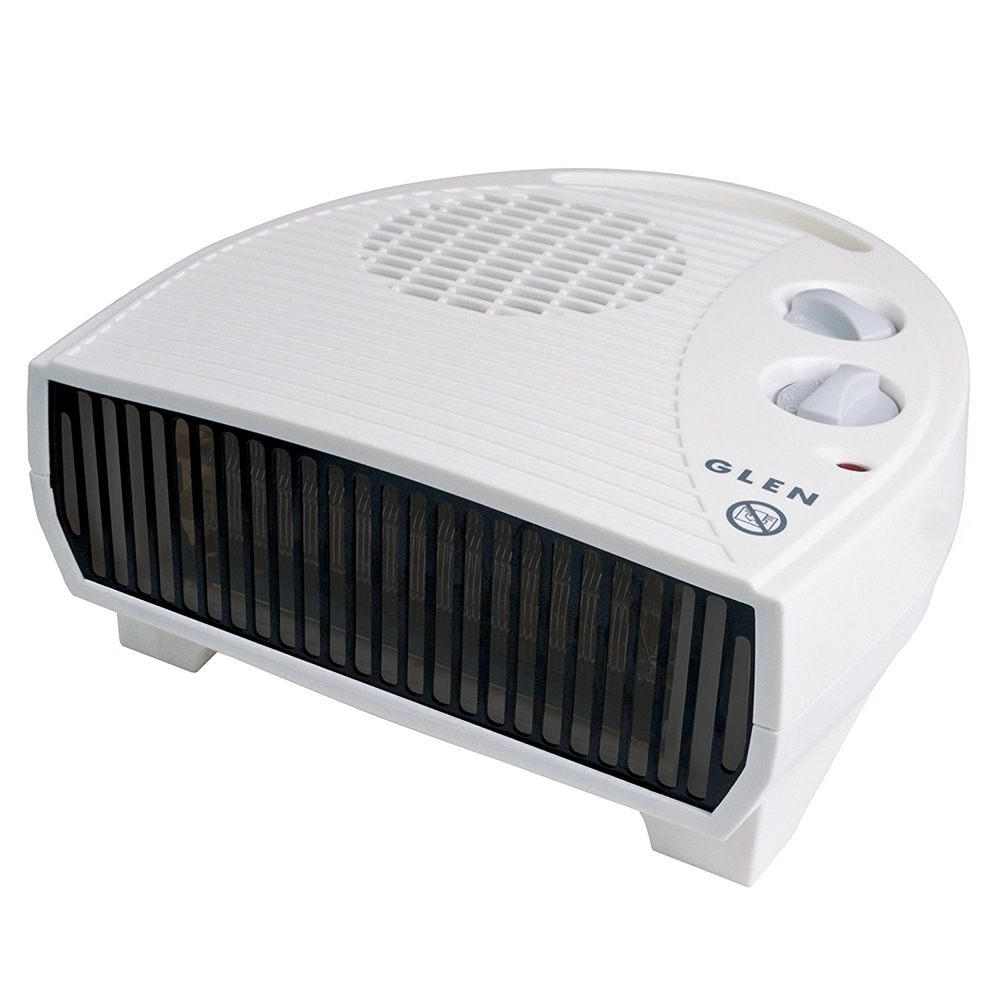 Glen 3kW Electric Flat Fan Heater Electrical World