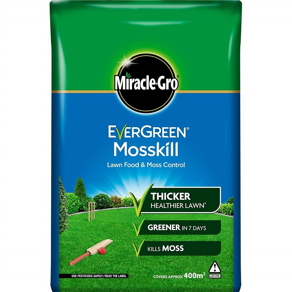 MiracleGro EverGreen Mosskill Lawn Food 14kg 400m² Electrical World