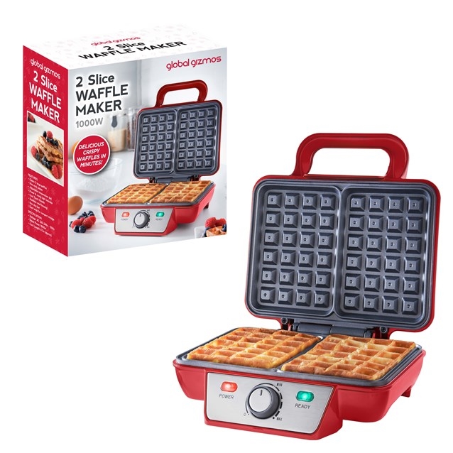 Global Gizmos Dual Waffle Maker Electrical World