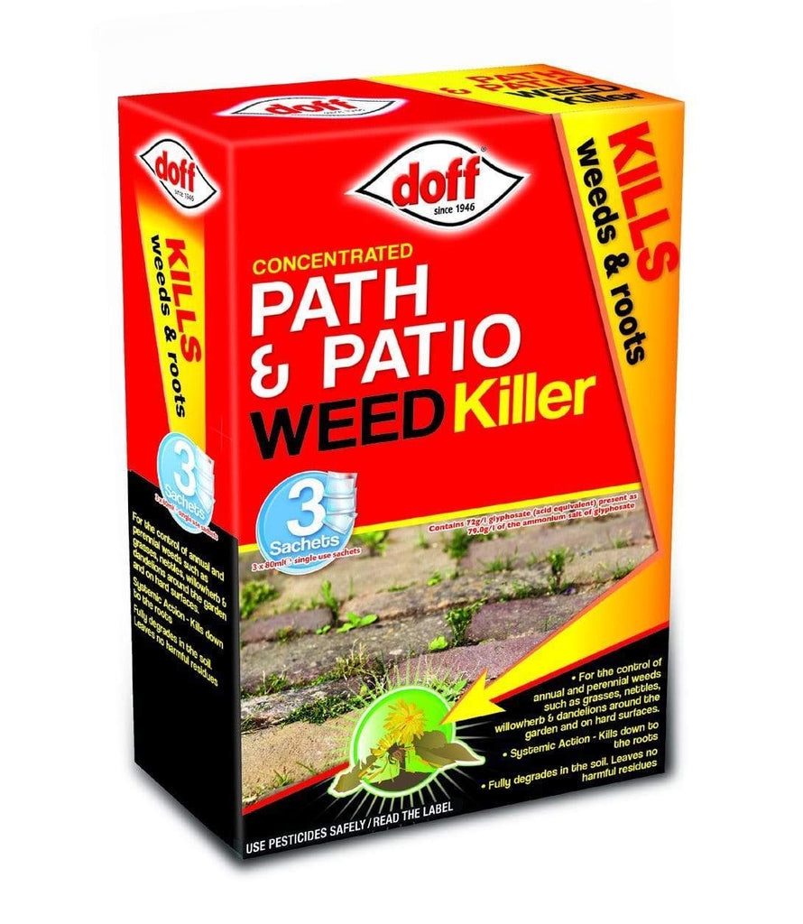 Doff Concentrated Path & Patio Weedkiller 3 sachets Electrical World