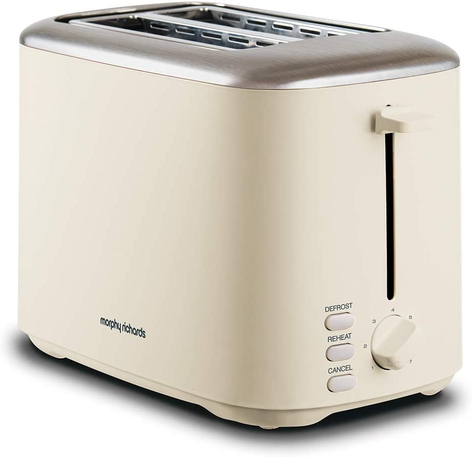 Morphy Richards Equip 2 Slice Toaster, Cream Electrical World