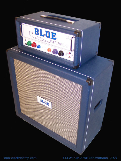 BLUE Electric Amp Custom Hand Made Pro Audio Equipment