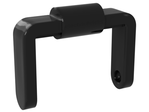 LEGO 95344 6121725 Black Minifigure, Utensil Bucket 1 x 1 x 1 Handle