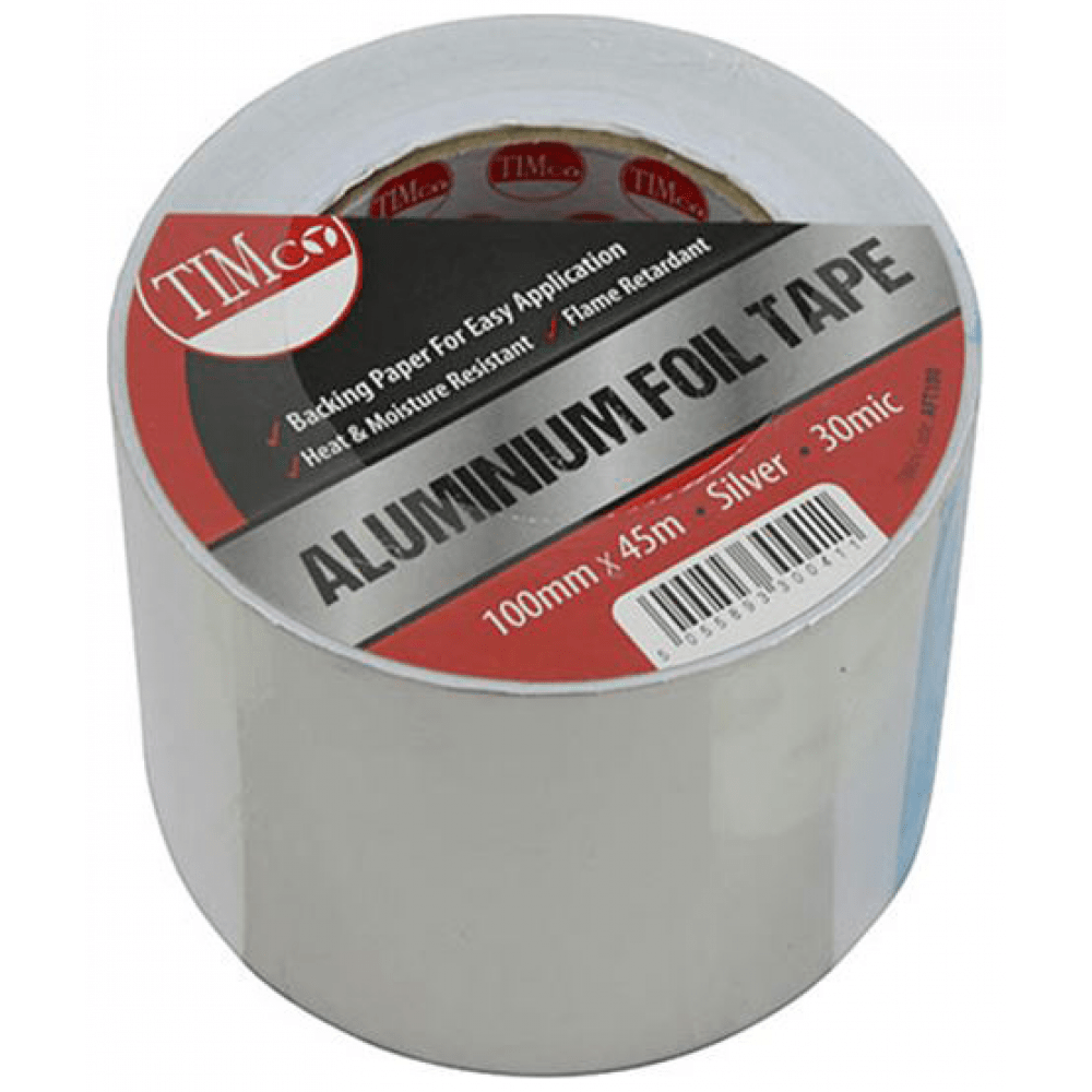 AFT100_Aluminium Foil Tape_45m x 100mm