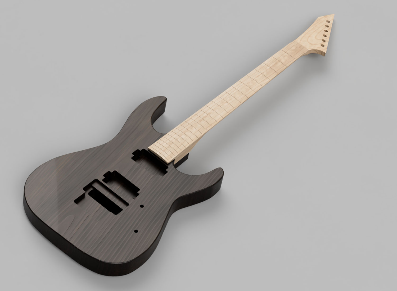 CAD Guitar Model ESP MII Electric Herald