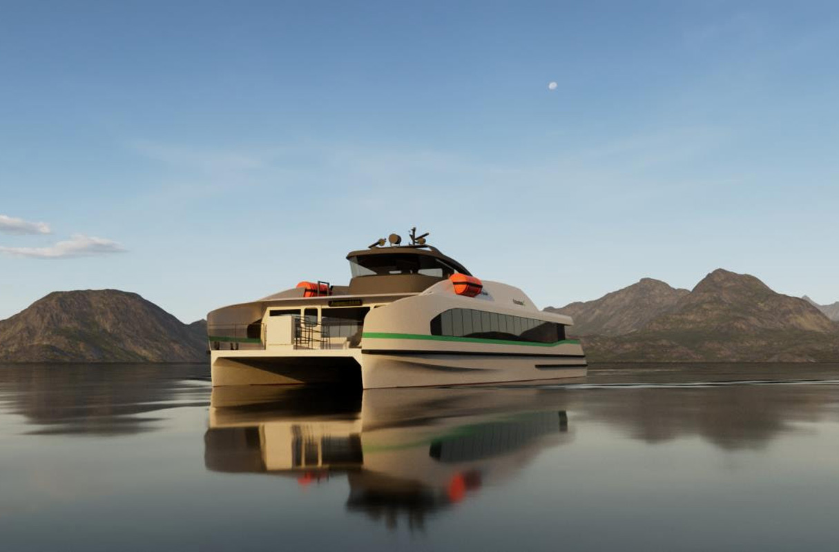 World’s first electric passenger ferry begins to take shape Electric