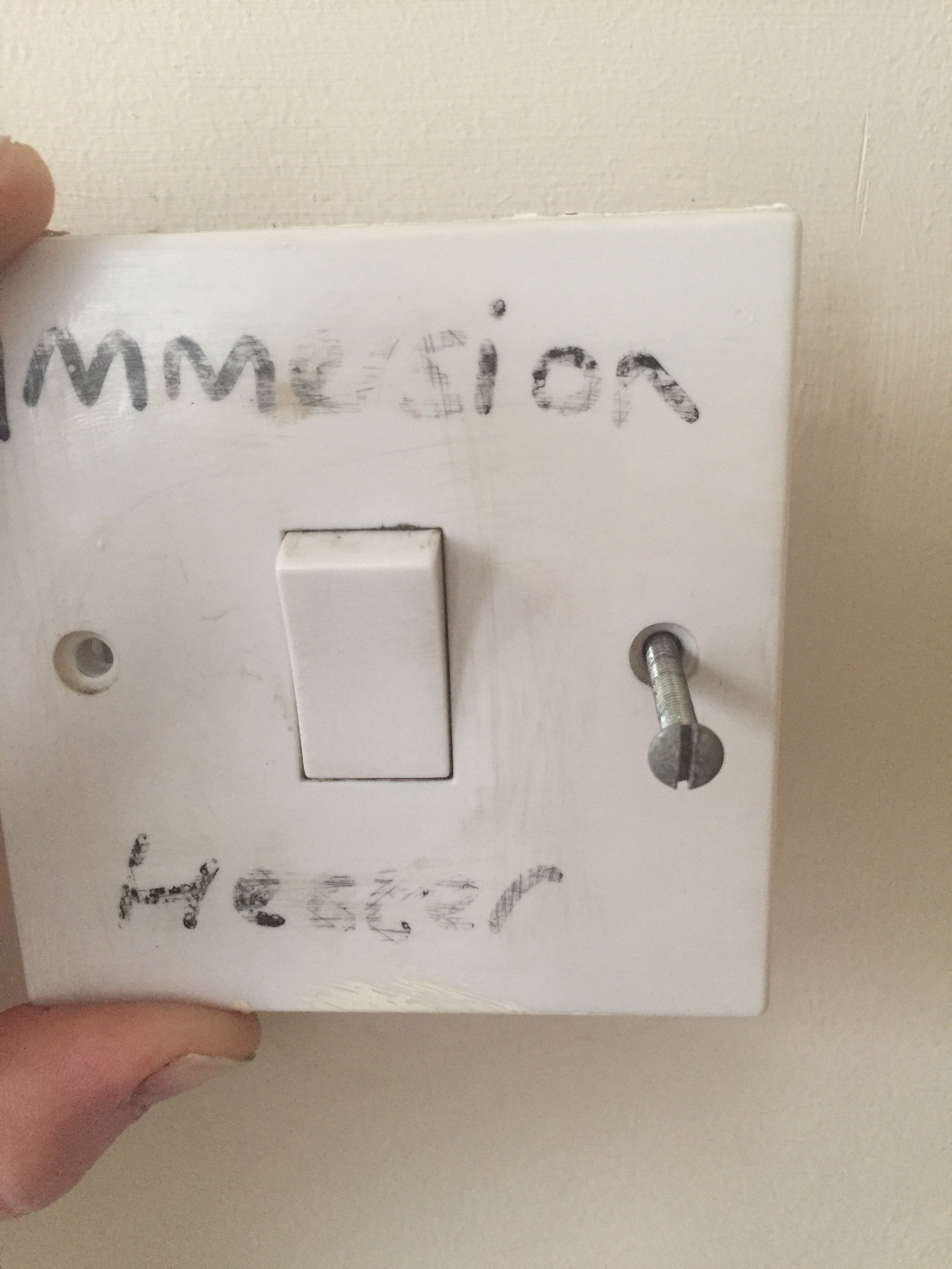 Advice , changing immersion hearted switch to digital timer on