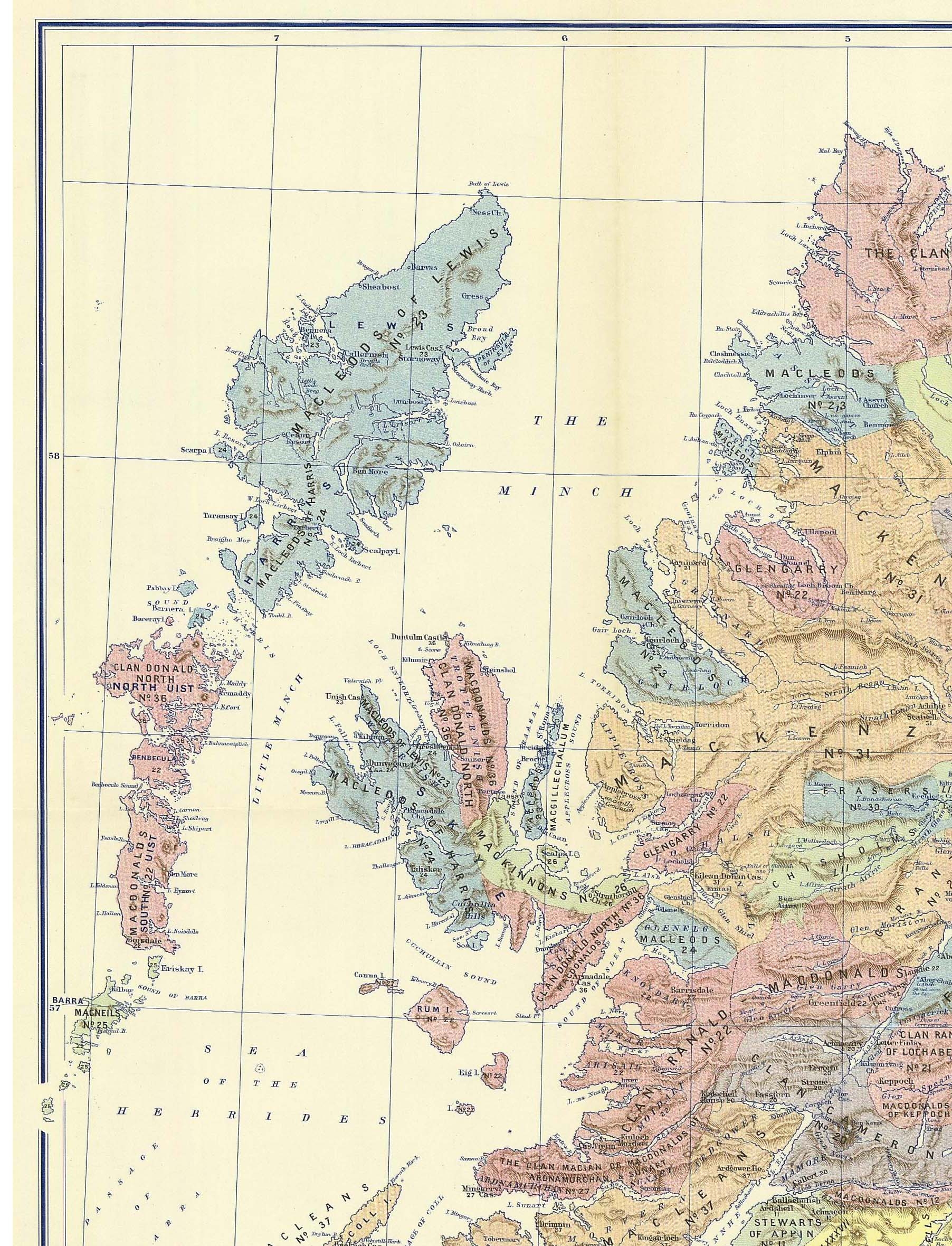Historical Geography of the Clans of Scotland