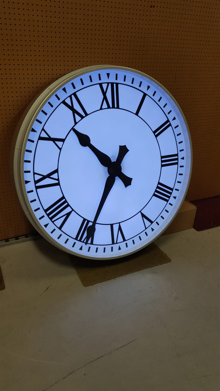 6600 Round Surface ≤48" Backlighted Tower Clocks Electric Time®