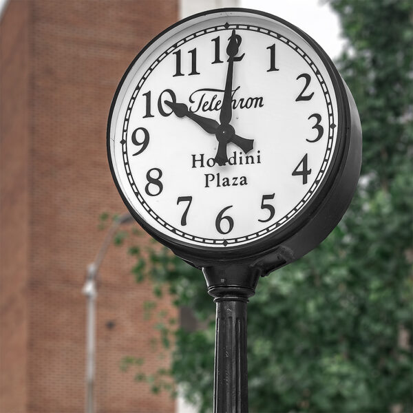 Post Clock Restoration Houdini Plaza Appleton, WI