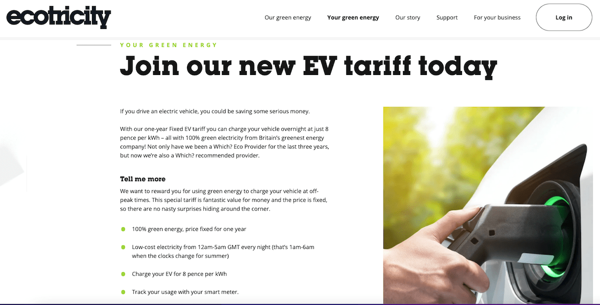 Best EV Electricity Tariffs Compare Electric Car Energy Tariffs