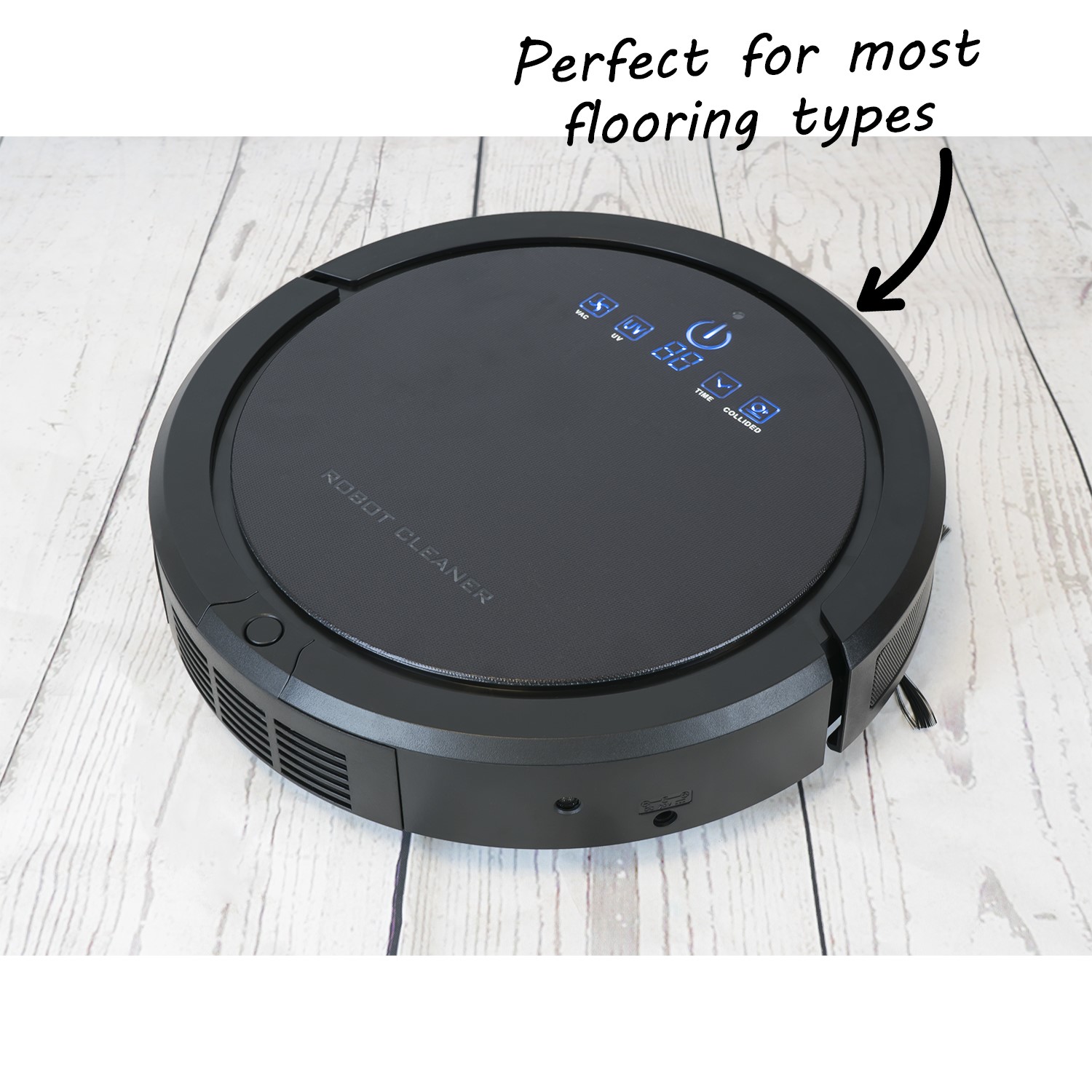 electriQ eiQR900M Pet Robot Vacuum Cleaner with Wet Mop & HEPA Filter