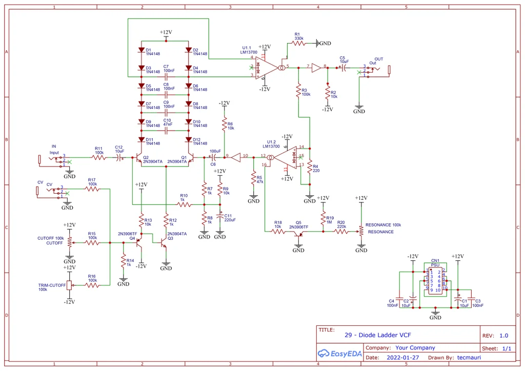 OTA based circuit problems | Electronics Forum (Circuits, Projects and