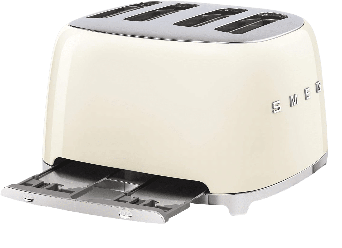 Buy Smeg 50's Retro Style 4 Slice Toaster Cream Online ElectroCity.ie