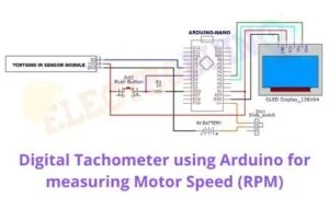Digital Tachometer using Arduino for measuring Motor Speed (RPM