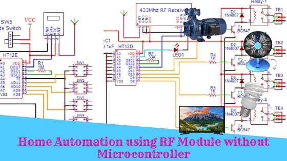 Cell Phone Controlled Home Appliances Circuit Diagram Without ...