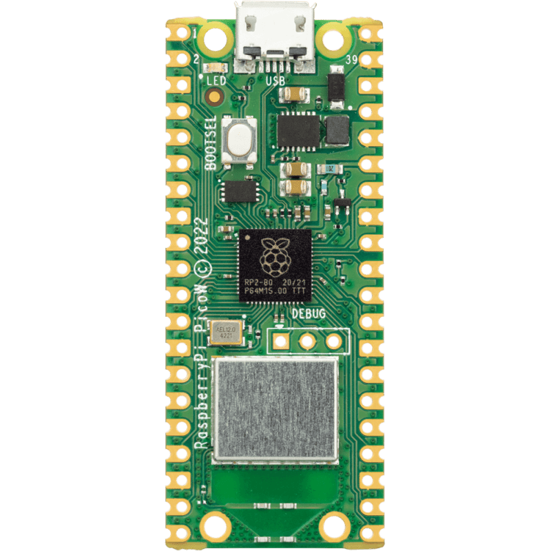 Raspberry Pi Pico W RP2040 Microcontroller