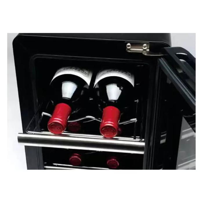 Caso Winecase 6 Cave à vin argent/noir electromenagiste.ch