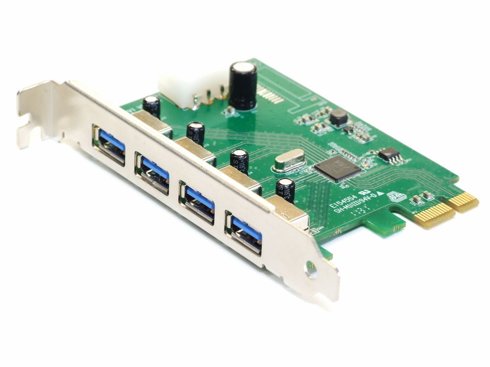 Controller Karte GWC 4Port USB 3.0 SuperSpeed PCIExpress PC Controller Card/Karte PU3040V1