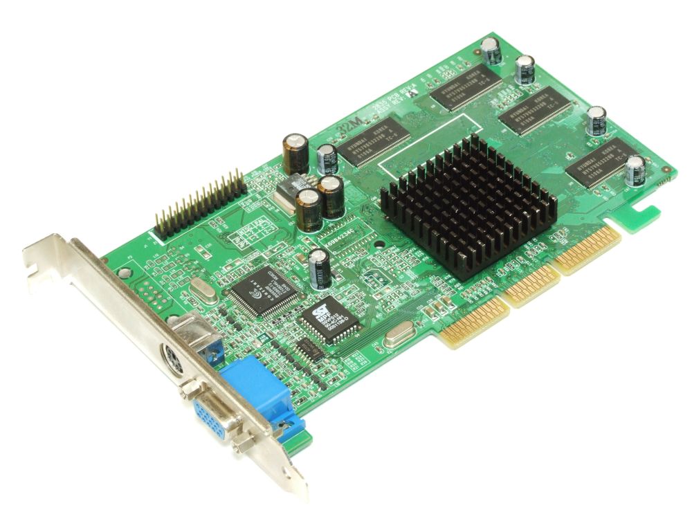 Leadtek nVidia GeForce2 MX Winfast 32MB 4L DDR AGP 4x PC Graphics Card