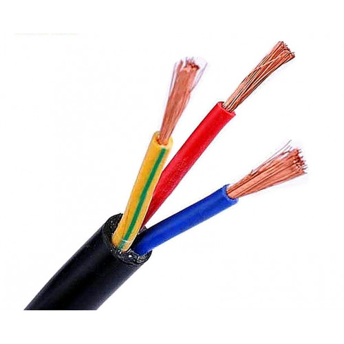 10A 3 Core Flat Cable 23/38 660/1100v (3 wire Black Cable) High