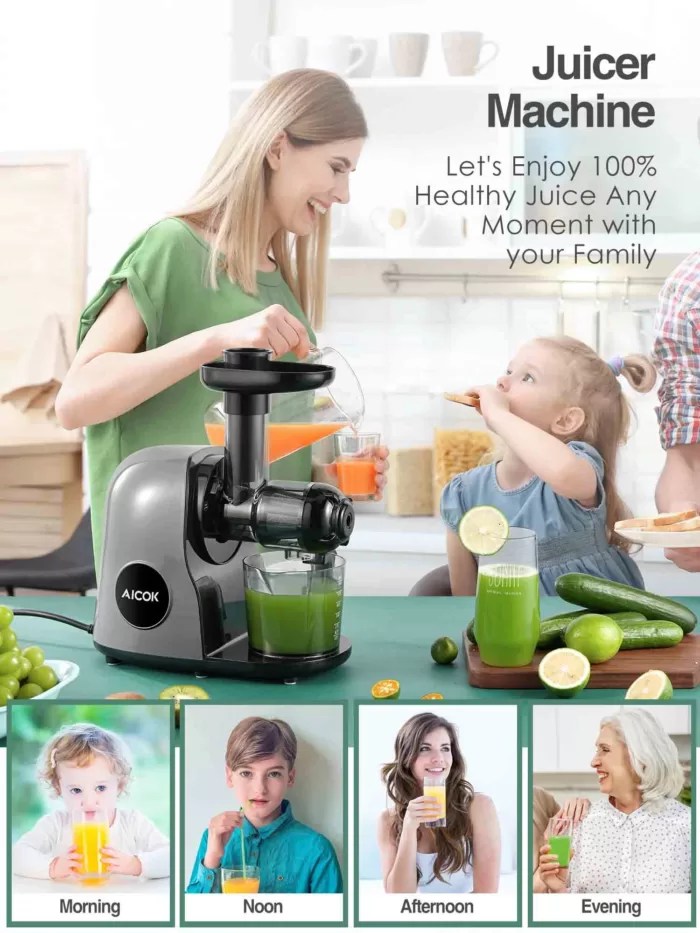AICOK Slow Masticating Juicer Extractor Electronica Pakistan