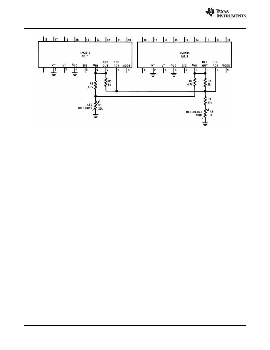 Caracteristicas tecnicas de LM3915 - Datasheet