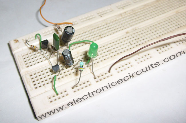 1.5v One Battery LED Light Flasher Circuit Diagram - Electronic Circuits