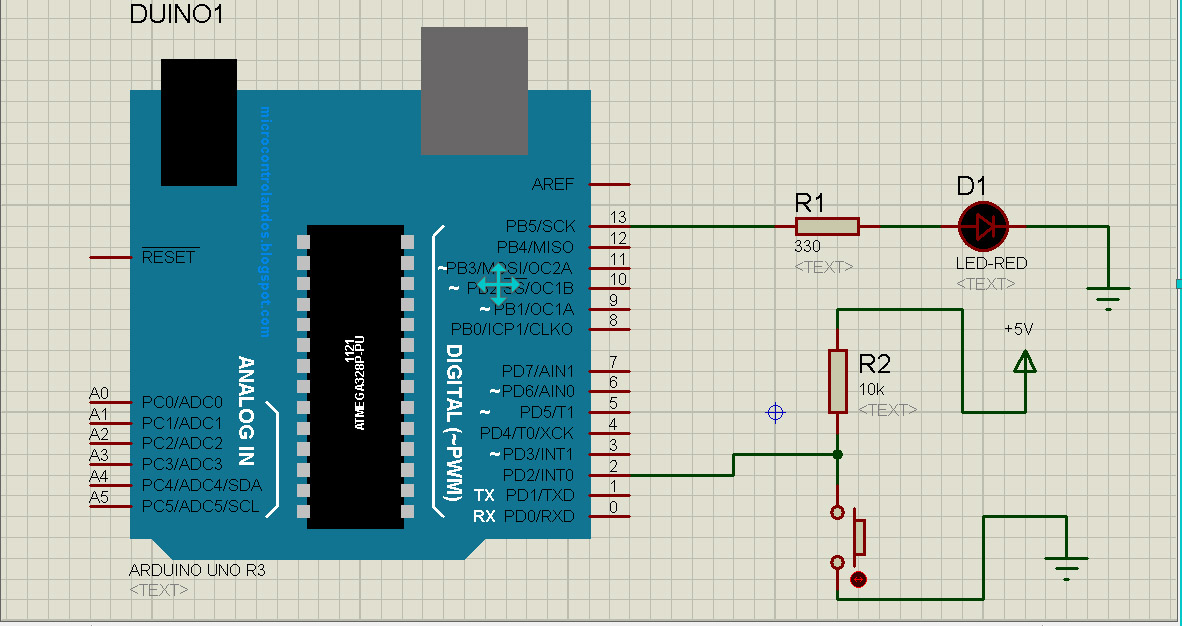 Arduino Push Button Switch wiring and code “Beginners level”