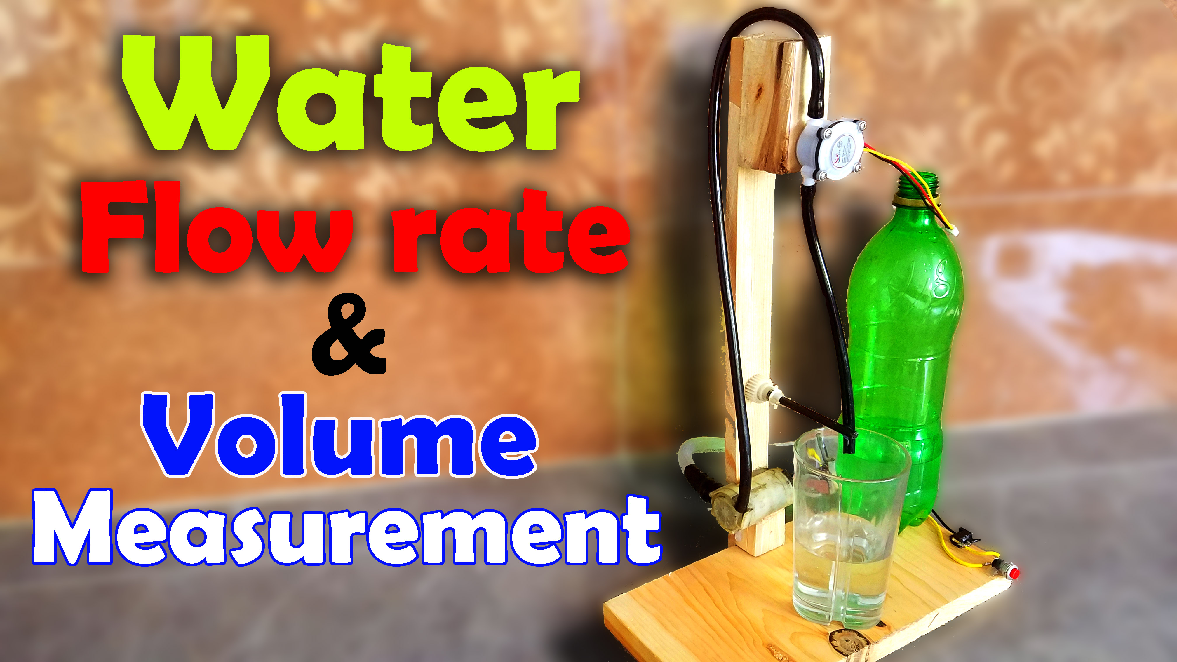 Water Flow Sensor Arduino, Water Flow Rate & Volume Measurement