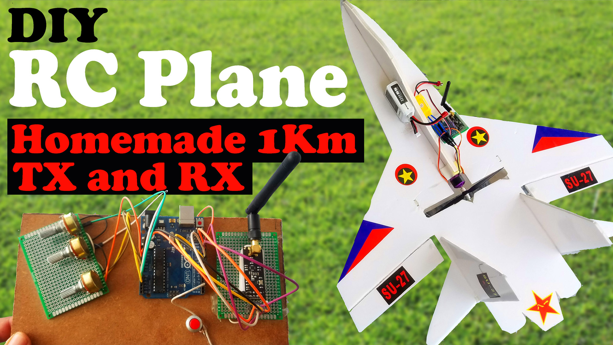 How to make RC Plane with Arduino and NRF24L01