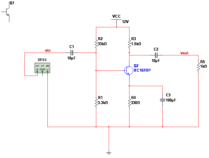 Amplifiers in Electronics, Amplifier types, simulations, and circuits