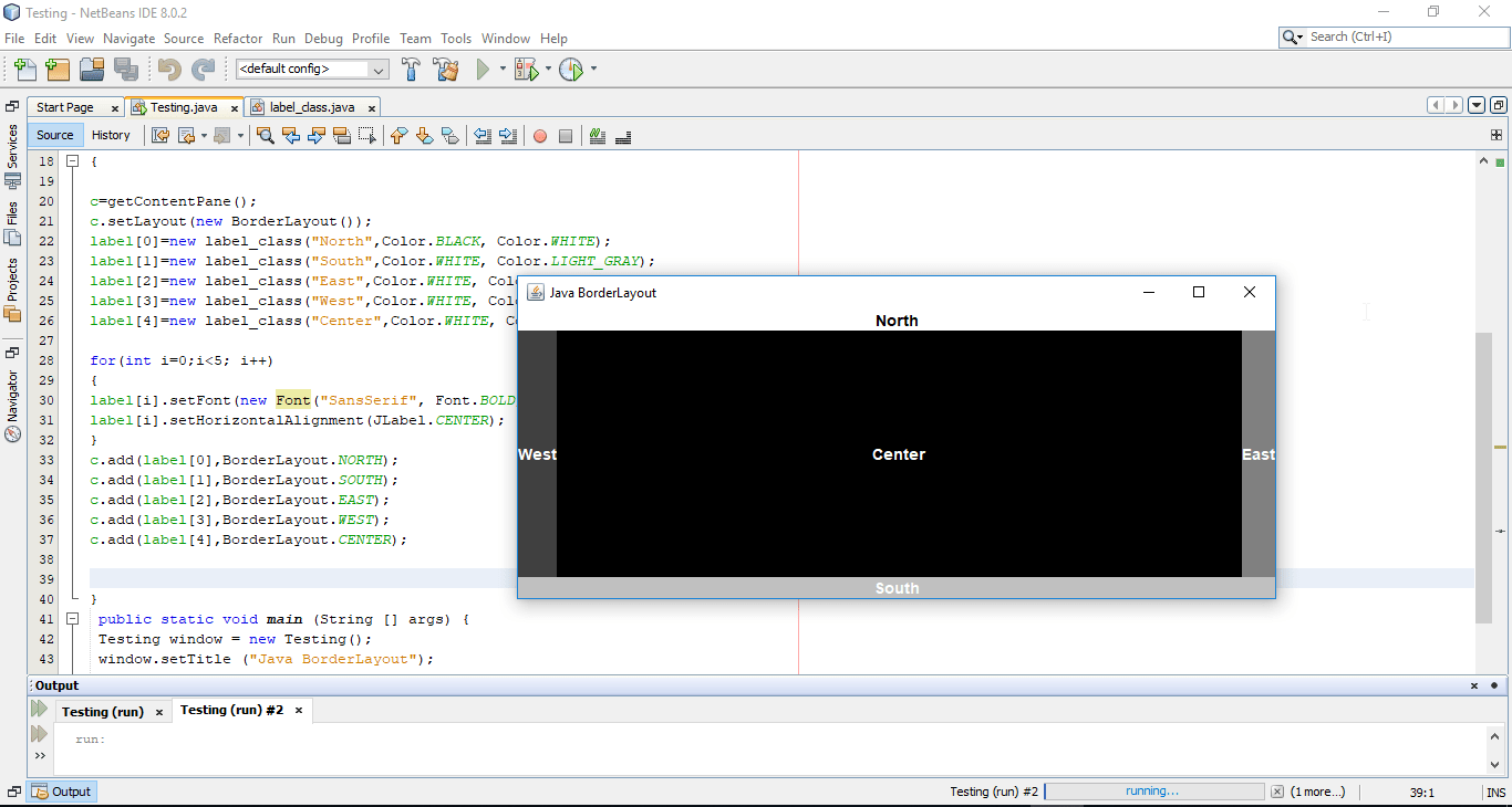 Layout Manager in Java FlowLayout, BorderLayout, GridLayout examples