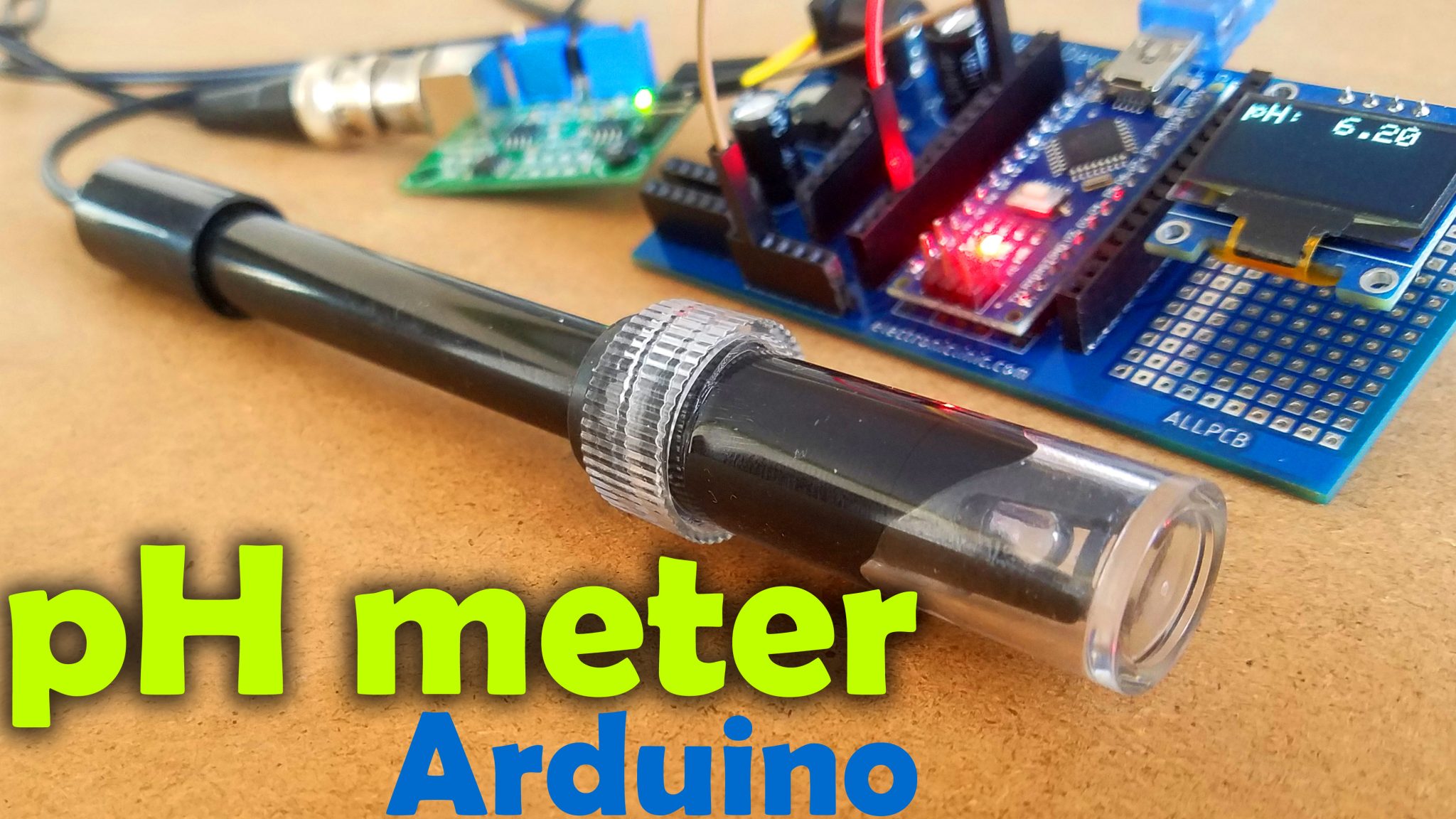 pH meter Arduino, pH Meter Calibration, DIYMORE pH Sensor Arduino Code