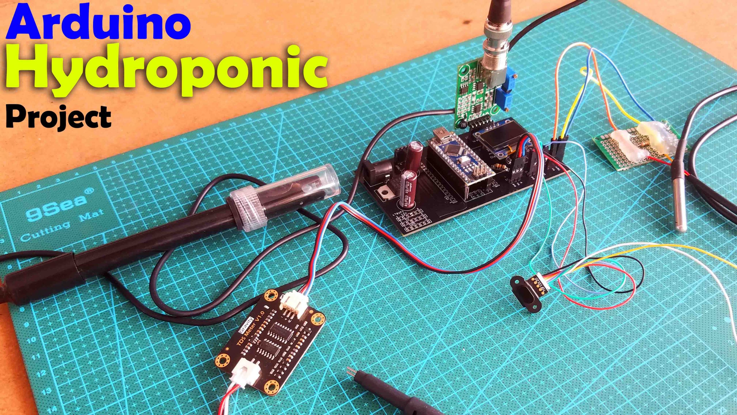 Arduino Hydroponics, DIY Hydroponics System using pH Sensor & EC Sensor ...