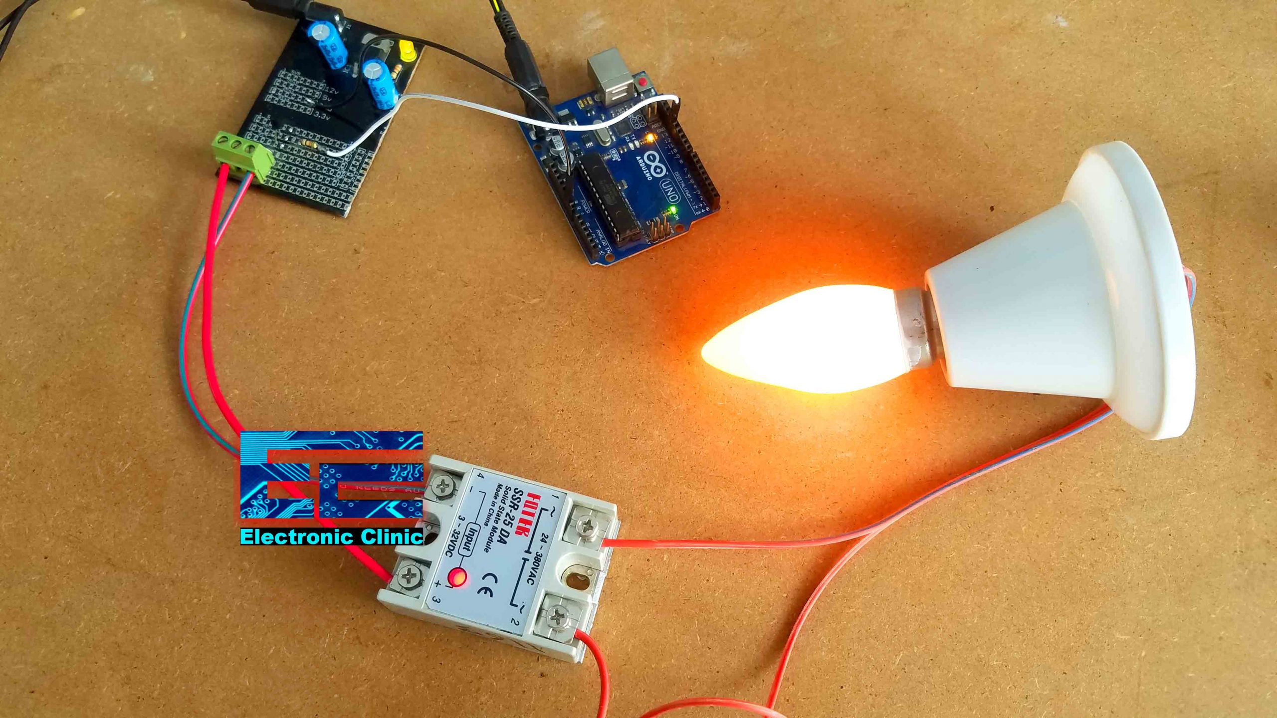 Arduino Relay Control Circuit Designing and Code Electronic Clinic