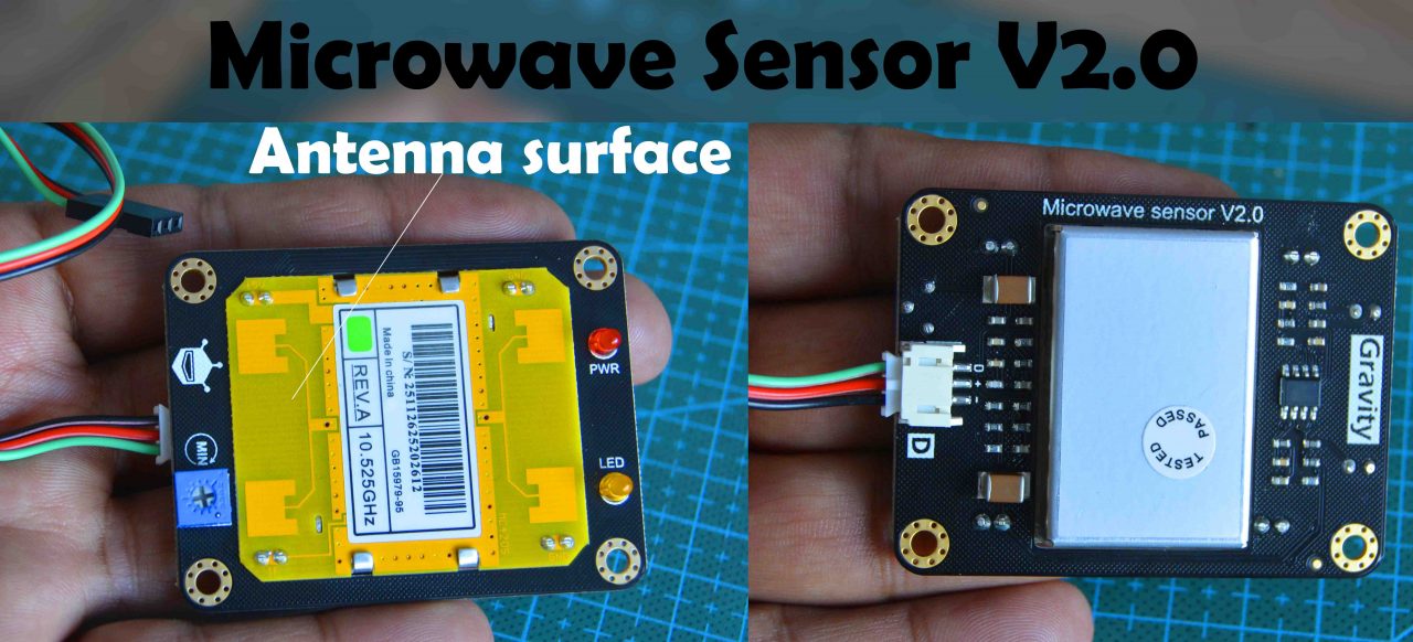 Microwave Sensor with Arduino for humans and objects detection behind walls